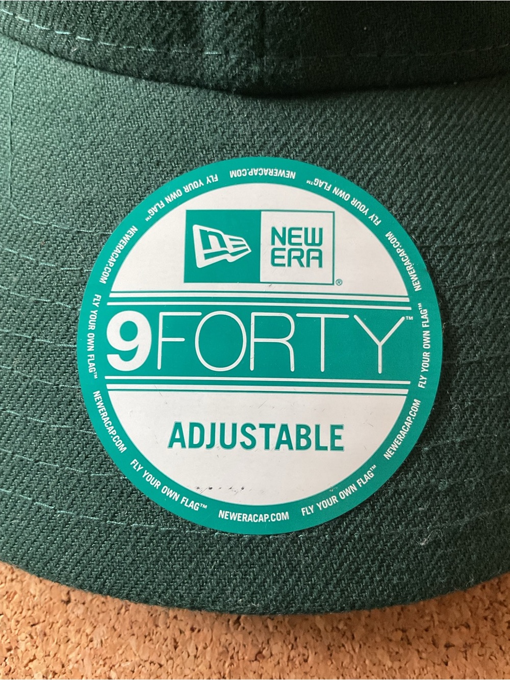 New Era Baylor University dark green adjustable baseball hat - Picture 6 of 6